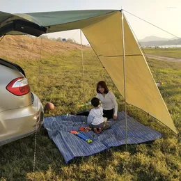 Zelte und Unterkünfte 3 Größen Auto Camping Zelt Markennist Schatten Außenwaterdes Seitenschwanz Sonnenunterkunft für selbstfahrende Tour-Picknick