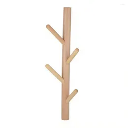 Clothing Storage Wood Hooks Hanger Holder Clothes Hook Wall Hanging Home Decor Coat Rack