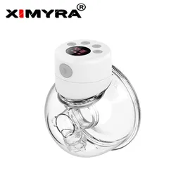 Breastpumps XIMYRA S12 Hands Free Electric Breast Pumps Mother Milk Extractor Portable Breast Air Pump Wearable Wireless Breastpump 221027