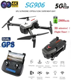 SG906 Dual GPS Drone 5G WIFI FPV With Selfie Foldable 4K HD Camera RC Brushless Motor Drone Foldable Quadcopter Long RC Distance6024370