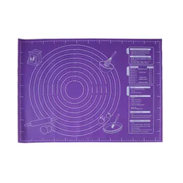 Extra Large Silicone Pastry Mat 60x40cm Nonstick Dough Pad with Measurement Making Dough Rolling Pie Crust Mats