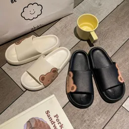 Pantofole Sandali con una sola parola con suola spessa e scarpe da spiaggia per interni ed esterni per interni carini per l'estate femminile