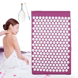 Back Massager Yoga Relieve Stress Smärta Mat Naturlig Relief Spänning Kroppsmassage Kudde Acupressur 221027