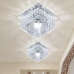 Tavan ışıkları 5W Modern Kristal Meydan