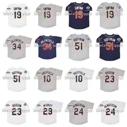 Proword Air01 1998 Retro 19 Tony Gwynn Jersey 34 Fernando Valenzuela 24 Rickey Henderson51 Trevor Hoffman 10 Gary Sheffield 23 Greg Vaughn 29 Fred McGriff