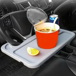 Drink Holder VODOOL Multifunction Car Steering Wheel Phone Desk Coffee Folding Laptop Computer Table Seatback Tray Goods