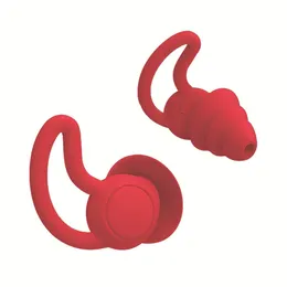 3 lager Sovande öronproppar Ljudreduktion Plug Ear Hearing Protection Silicone Anti-Noise Plugs för resande sömnfrämjande