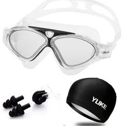 óculos de molduras arena de natação óculos anti-nebro de copos de piscina adulta à prova d'água com tampa de natação para homens para homens esportes de mergulho Eyewear L221028