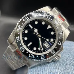 Mens Watch Movement Watches Designer Watch Ceramic Ring 41mm 904L rostfritt stål Sapphire Glass Vattentäta lysande lyxklockor Finjustering Buckle