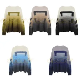 Дизайнерские мужские мохерские свитера женская осенняя зимняя свитер Мода Мода Мода Мод