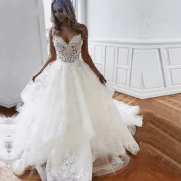 ZJ9264 Fashion Classic Real Photo Appliques Vintage White Pearls Wedding Dresses For Women 2022 Bridal Gown Plus Size Strapless