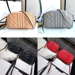 designer high quality Marmont camera bags chain shoulder handbags crossbody leather women purse black pink nude white bag nice