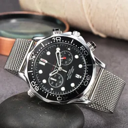 Omeg Edelstahl Armbanduhren für Männer 2022 Neue Herren Uhren Alle Zifferblatt Arbeit Quarzuhr Top Luxus Marke Uhr Männer mode g03