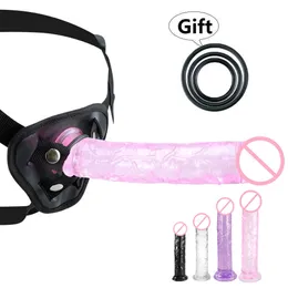 Beauty Items Strapon-Dildo für einen realistischen Strap-On-Dildo ohne Penis, sexy Analsex mit Lesben