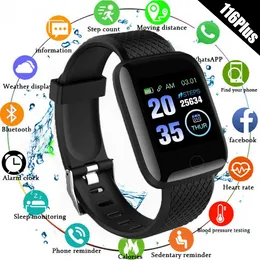 D13 Smart Watch Impermeabile Smartwatch Sport Fitness Tracker Bracciale Misuratore di pressione sanguigna Cardiofrequenzimetro per uomo Donna Orologi per bambini