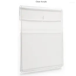 Party Decoration A4 Acrylic Wall Sign Holder Clear Plastic Picture Frame For Side Insert