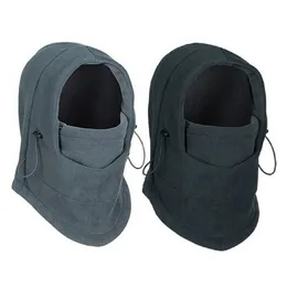 5st vinter utomhus fleece hatt ansikte skydd varm mask hatt vinter ridning vindt￤t m￶ssa