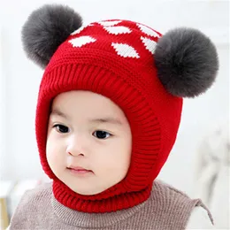 Cappelli cappelli cappelli per bambini autunno e inverno ragazze per bambini in lana per bambini protezione per bambini più velluto ispessimento L221028