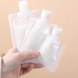 30ml/50ml/100ml Home Bath Toilet Supplies transparent travel portable packaging bag Bathing gel facial cleanser lotion separate bags