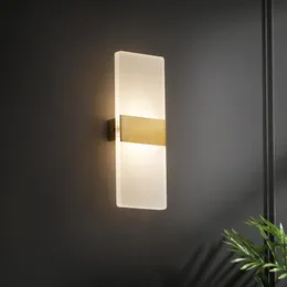 LED Wall Light 85-265V Bedroom Bedside Lights Living Room Balcony Aisle Wall Lamp Corridor Wall Sconce Lamp Warm White/White