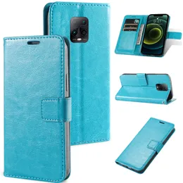 Casos de telefone para Xiaomi 12 Mix 4 Redmi K50 K40 Gaming Note 11 Plus Pro 5g Wallet Leather PU Cartão Crazy Horse Case