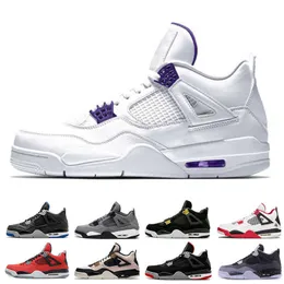 basketball shoes 4s sneakers sports shoes court purple loyal blue pine green bred pure money new 4 mens size 713