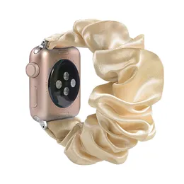 Bracciale per designer Apple Watch Cinghia 45mm Gold 44mm 38mm Wowan Banda in stile per capelli Wowan Compatibile con orologi intelligenti Serie 1 a 8 Smartwatch Ultra 49mm SE