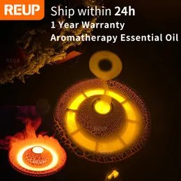 Andere Hausgarten REUP Volcanic Flame Aromadiffusor ätherisches Öl 360 ml tragbarer USB-Luftbefeuchter mit Rauchring Nachtlicht Lampenduft 221027