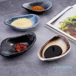 Plates Ceramic Saucer Household Condiment Chili Sauce Japanese Restaurant Soy Vinegar Dipping Cold Dish