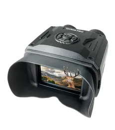 Bekintek Night Vision Binóculos Telescópio Goggles Dispositivo de caça infravermelha de 500m Distância de observação escura completa 5x óptica 8x Digital Zoo2120401