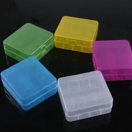 Battery Case Box Safety Holder Storage Container Colorful High Quality Plastic Portable Case fit 26650 Battery FY3104 P1028