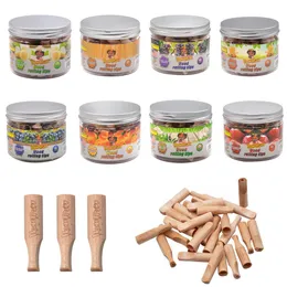 multi flavored wooden nozzle Smoking accessories canned wooden cigarette holder for bong dab rig