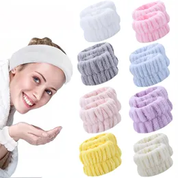 Spa -pols wasband microvezel pols washand handdoek band polband wassen gezicht absorberende polsbandjes polsen zweetband voorkomen vloeistof