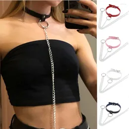 Choker DIEZI Sexy Body Chain Harness Gothic Chains For Women Belly Female Bodysuit Jewelry Festival Girls Fashion Necklace Jewellery