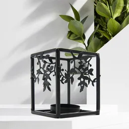 Candle Holders Wrought Iron Holder Vintage Lanterns Table Candlestick For Centerpiece Tea Light Sticks