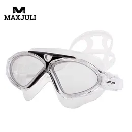 Brille Erwachsene Schwimmbrillen Schwimmbrillen Wasser Sportbekleidung Anti Nebel UV Protected wasserdichte verstellbare Nase J8170A L221028