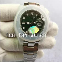 사파이어 슈퍼 N 공장 시계 2813 운동 브랜드 40mm 블랙 세라믹 베젤 새로운 116610LN 116610LV 수영 다이빙 V3 남성 감시 유리 감시 -3