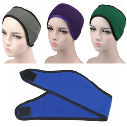 Berets Soft Polar Fleece Ear Warmer Winter Warm Muffs For Women Cover Unisex Sports Headband Outdoor Fitness Running Sweatband