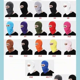 Велосипедные шапки маски для кармана Ski Snowboard Wind Wind Cap Outdoor Clavas Sports Sect Face Mask Mocing Motoring Masks Masks 17 Colo DHF5C
