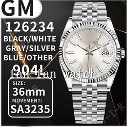 2021 Новый стиль Swiss Cal.3235 Движение Best Edition Mens Datejust 36 мм 126234 Юбилейная группа V3 904L GMF GM Factory Watch Men's Automatic Watches-2