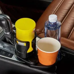 Porta-bebidas Multifuncional 2 em 1 Copo de água montado em veículo 360° Ajustável Auto Rotativo Bebida Café Acessórios para carro