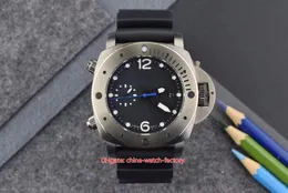 우수한 남성 시계 블랙 다이얼 47mm 수중 수수 가능한 614 00614 스테인리스 스틸 디자이너 시계 사파이어 투명 기계 자동 남성 손목 시계