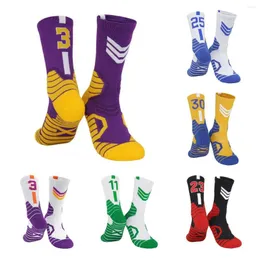 Men's Socks Adult And Children Basketball Men's Professional Sports High Quality Medium Tube Cotton Towel Bottom Ball Sock