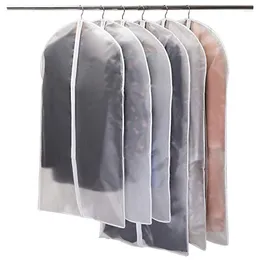 Giyim Depolama 6 PCS/Set Kapakları Açık Takım Takım Çanta Güve Kanıtı Giysi Çantalar Dans kıyafetleri için nefes alabilen fermuar tozu kapağı