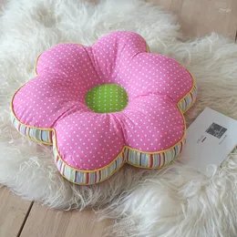 Pano de algodão puro em forma de flor de travesseiro com cintura adorável do núcleo