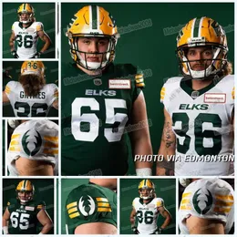 Koszulki piłkarskie 2022 Edmonton Elks odnowiona koszulka Malik Tyne Keishan Bierria Aaron Grymes Albert Smalls Dakoto Prukop Johnny Bright George Mcgow Tibo