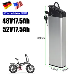 48V Mate X Electric Folding Bike Battery 17.5Ah with Samsung cell 1000W 52V Yamee Fat Tire Ebike Battery