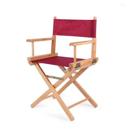 Camp Furniture Oaktafair Wood Director Chairs Folding Lightweight Outdoor Portable Foldble Camping Beach Chair Wood