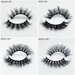 Wispy Natural Eyelashes Extension Soft Fluffy Messy Faux Mink Lashes D Curl Volume Dramatic Thick False Eyelashes