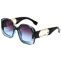 ￜbergro￟e Sonnenbrillen Designer Big Square Frame Brillen Frauen FF Gl￤ser Brand Brand Eyewear Luxury Shades Lunette de Soleil Femme Googles Sonnenbrille Sonnenbrille Sonnenbrille